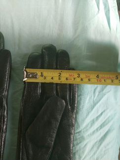 Перчатки женские кожа