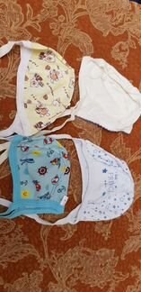 Чепчики для новорождённого