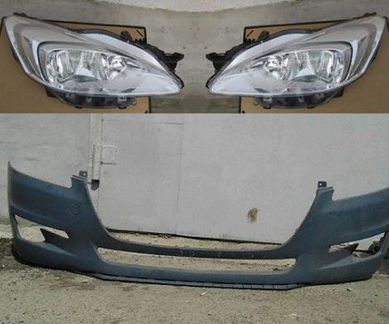 Оптика и кузовные запчасти для Пежо 508