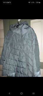 Пуховик удлинённый женский 46-48 размера