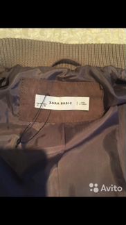 Замшевая куртка Zara (размер S)