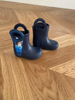 Детские сапоги резиновые Crocs
