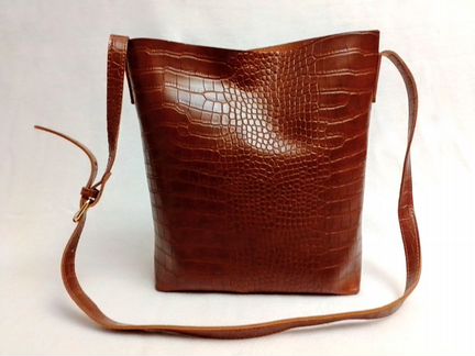 Шоппер, рыжая сумка, новая