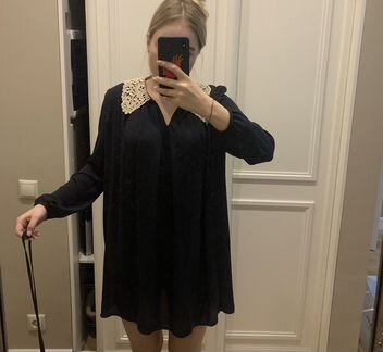 Платье/туника синее