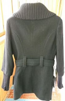 Пальто демисезонное двубортное, р. 46-48