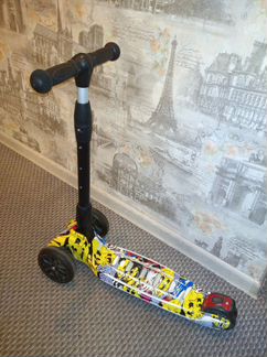 Самокат трёхколёсный детский