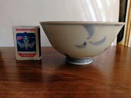 Пиала (чашка) для чая, бело-голубая, 2шт., Япония