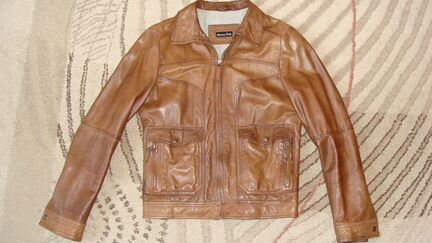 Кожаная куртка Massimo Dutti