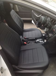 Модельные чехлы Пежо 408 из экокожи