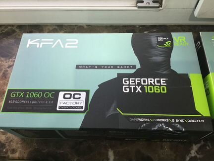 KFA2 GeForce GTX 1060 6gb новая