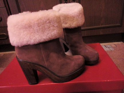 Ботильоны Carlo Pazolini зимние коричневые