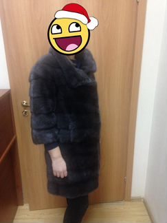 Шуба норковая поперечная