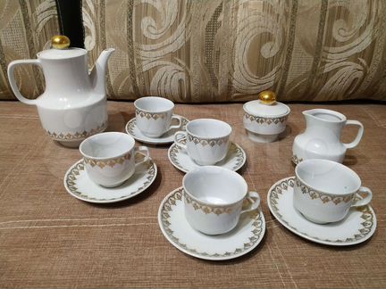 Сервиз кофейный фарфор гдр