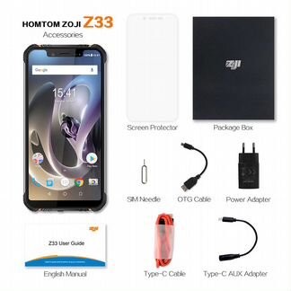 Homtom Zoji Z33 - защищенный смартфон с 