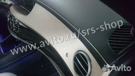 Торпеда кожаная Mercedes S500 222