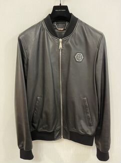 Кожаная куртка philipp plein оригинал