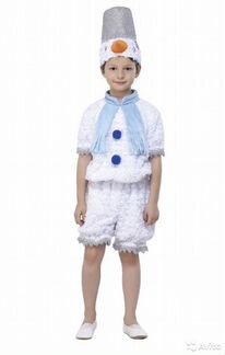 Костюм снеговика на мальчика 4-5 лет