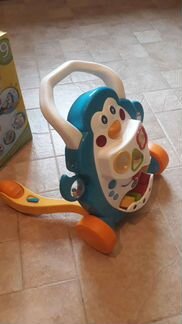 Ходунки chicco сортер 2-в-1 «Пингвин» тoрг
