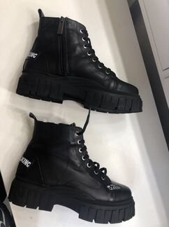 Ботинки зимние кожанные на овчине