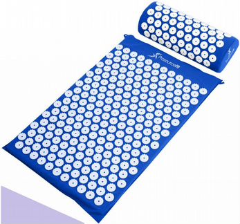 Акупунктурный массажный комплект-коврика и валика