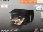 Принтер Canon pixma MG3640 (black) WiFi объявление продам