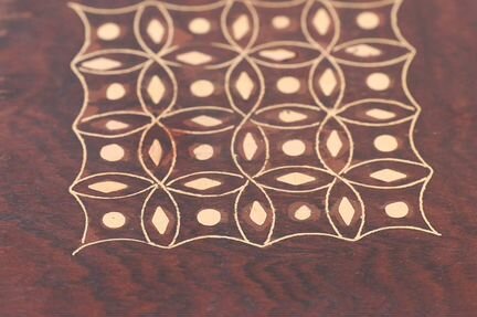 Шкатулка Lettie Цвет: Коричневый, Золотой (6х10х10 см)