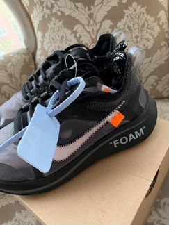 Nike OFF-white Zoom fly black новые оригинал 4US