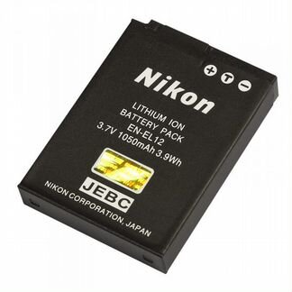 Аккумулятор Nikon EN-EL12 новый