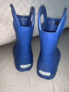 Детские резиновые сапоги crocs
