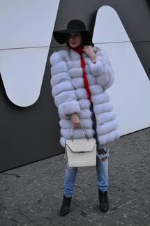 Шуба из песца