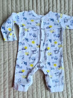 Песочники и боди mothercare 1-3мес 9 предметов