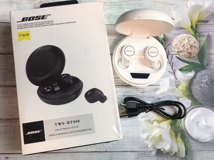 Наушники Bose TWS-BT008 белые
