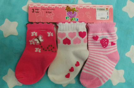 Носки для девочки новые