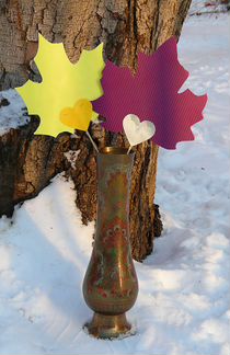 Винтажная индийская ваза фирмы 