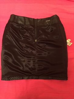 Юбка мини из эко кожи Reserved (р.42)