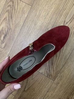 Ботильоны mascotte 39-40 нубук замша