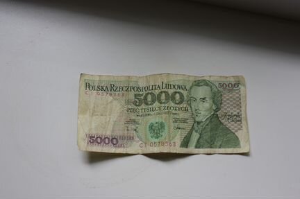 5000 польских злотых