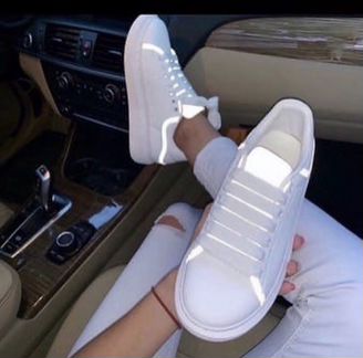 Кеды со светоотражающими элементами