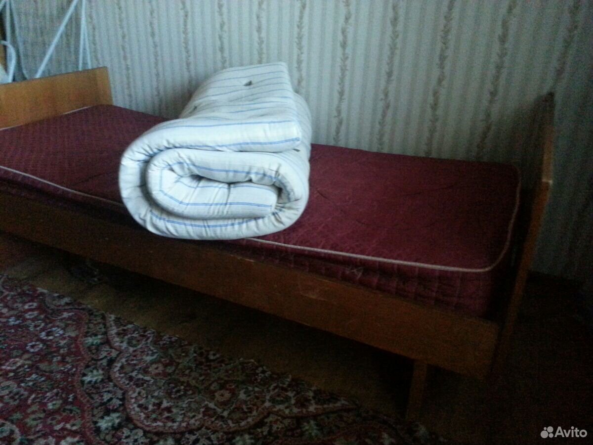 Кровать полутороспальная с матрасом+матрас 89682462152 купить 1