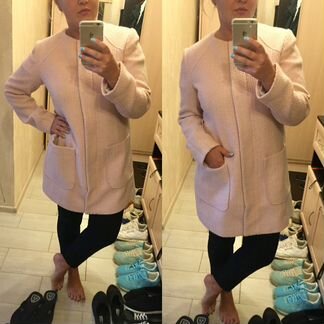 Пальто нежно-розовое Lost ink