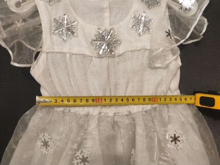 Платье Снежинки на 3-3.5 года