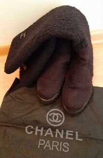 Chanel Стильные демисезонные сапоги (букле)