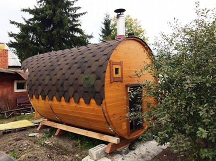 Баня бочка