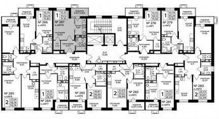 1-к квартира, 31.9 м², 13/17 эт.