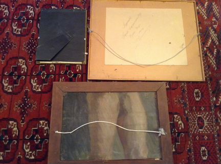 Картина,холст,масло старинная