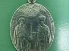 Серебряный медальон 1883 года