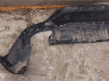 Юбка бампера заднего Mercedes-Benz GLC с 2015-19 г