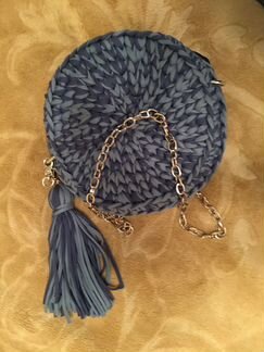 Сумочка из трикотажной пряжи