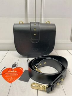 Новая женская сумка через плечо Pinko чёрная