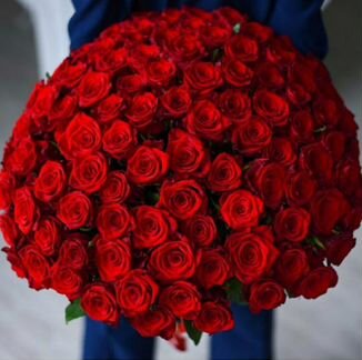 101 Роза красная 60 см